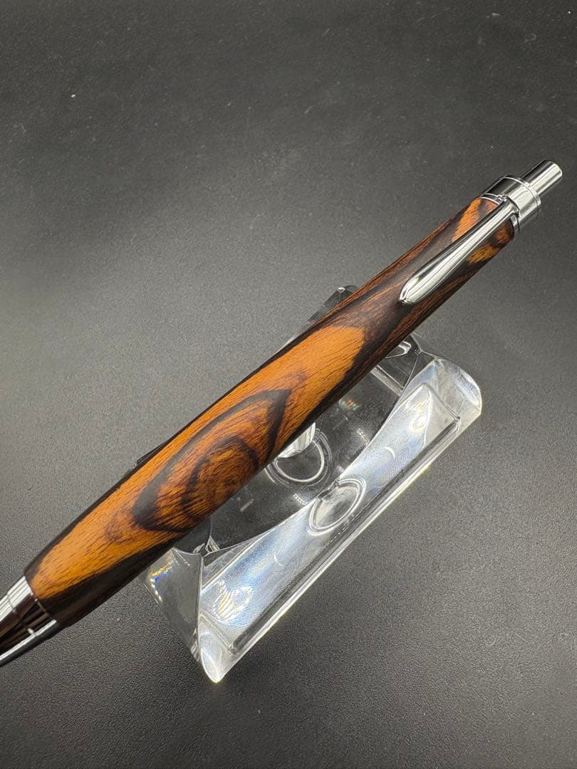 493デザートアイアンウッド　杢あり　木軸シャーペン　ボールペン