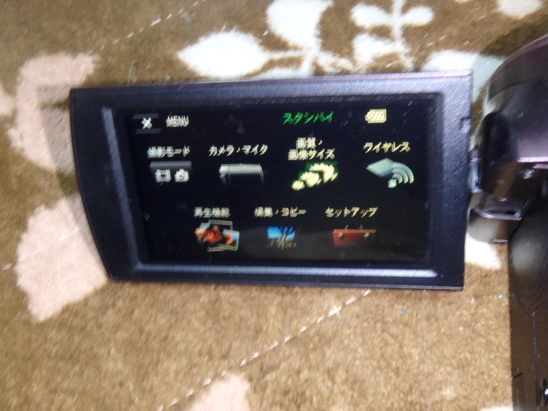 SONY HDR-CX480 ハイビジョン ビデオカメラ 動作品