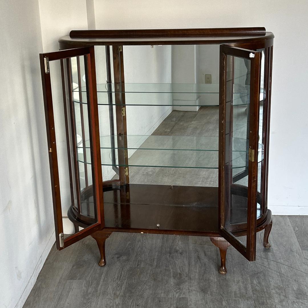イギリス アンティーク家具 ディスプレイ キャビネット 1930年頃 974A