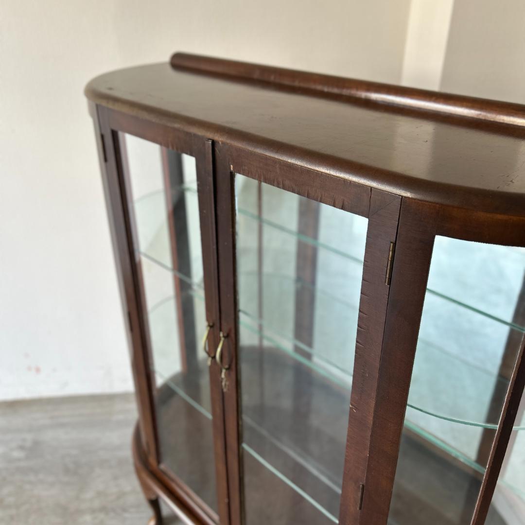 イギリス アンティーク家具 ディスプレイ キャビネット 1930年頃 974A