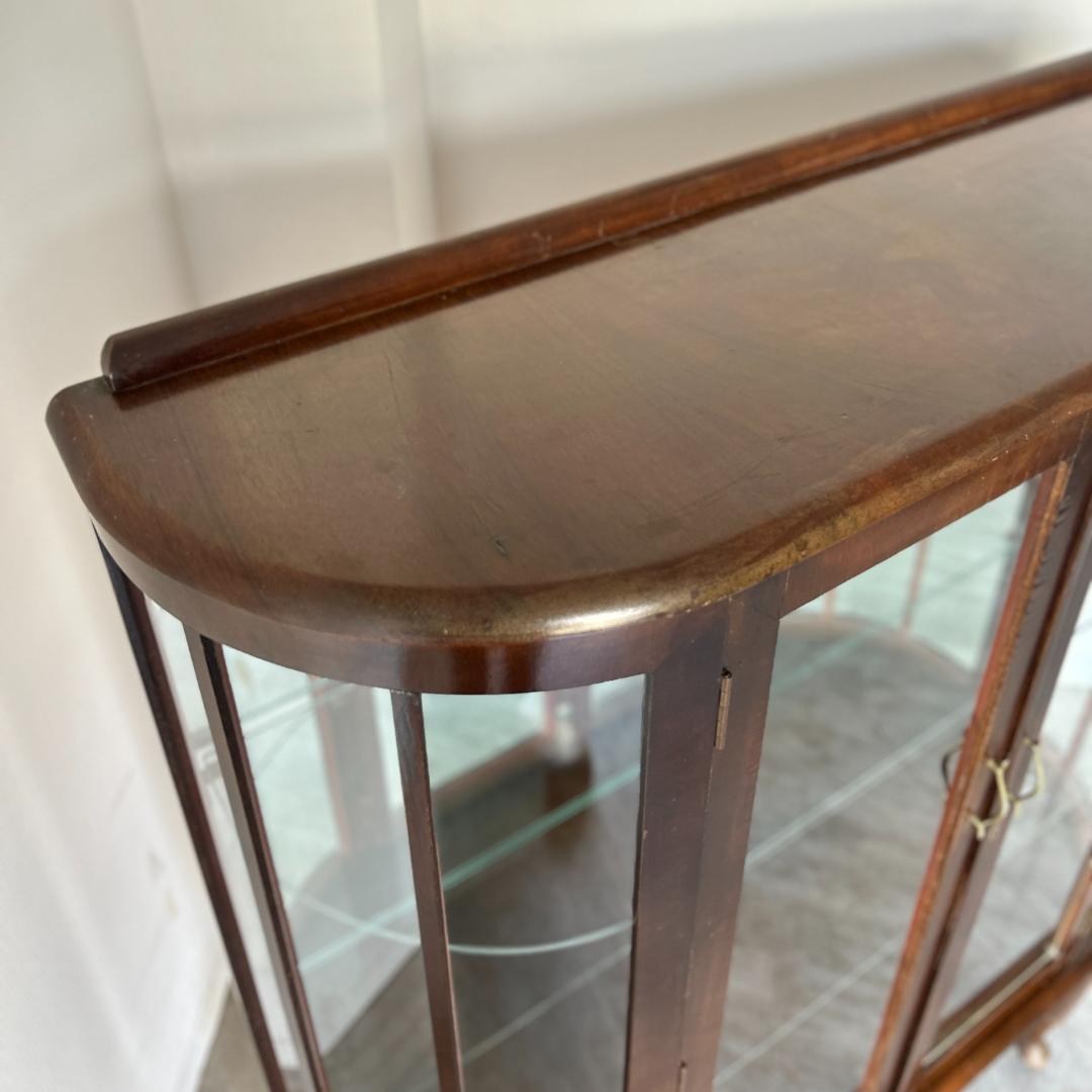 イギリス アンティーク家具 ディスプレイ キャビネット 1930年頃 974A