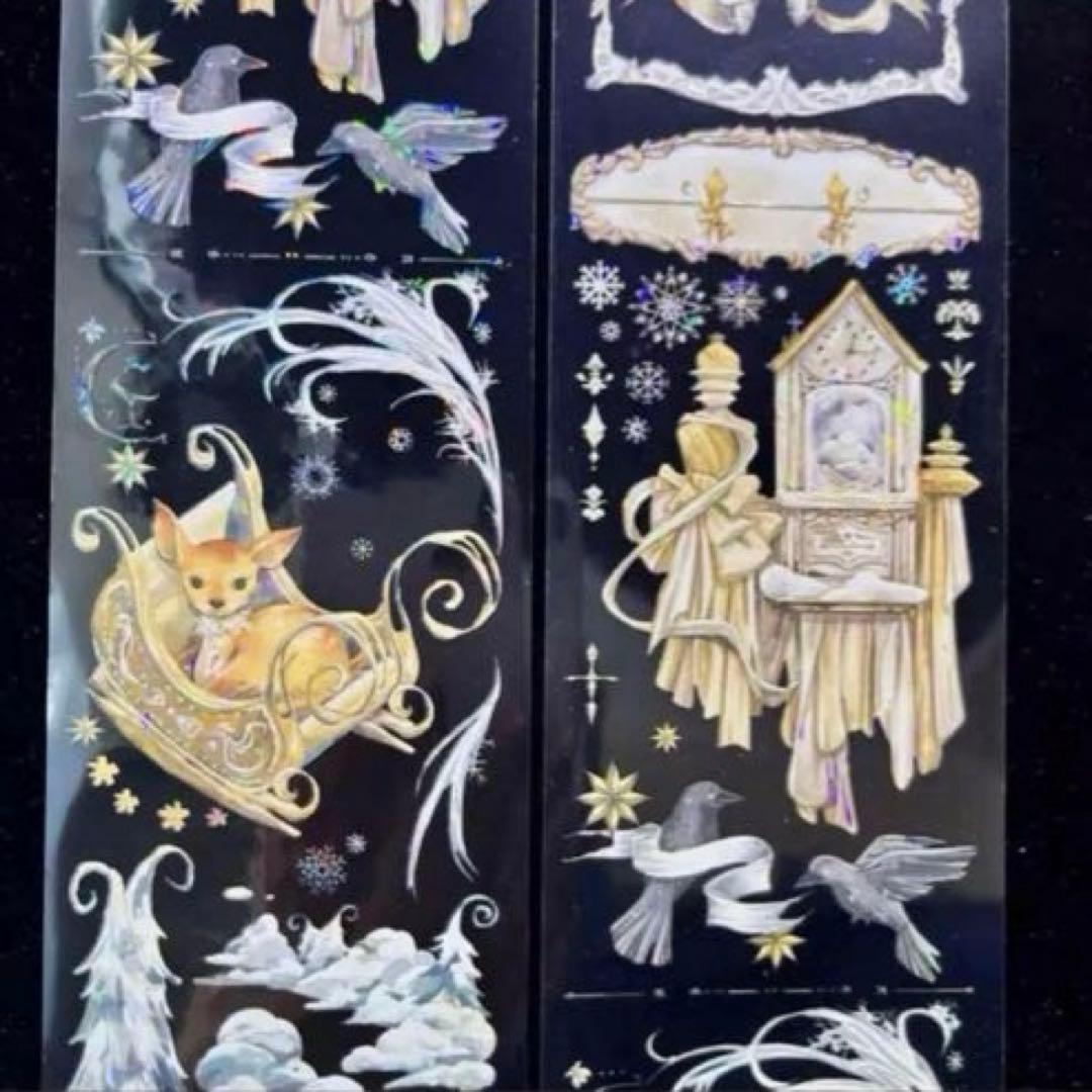 ♡SALE♡贝壳光 6cm×10m 冬日雪国 海外マスキングテープ　人物　装飾