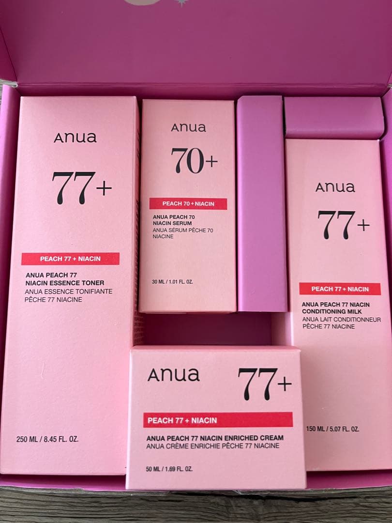 Anua　アヌアの煌めく聖夜　桃セット　新品未使用