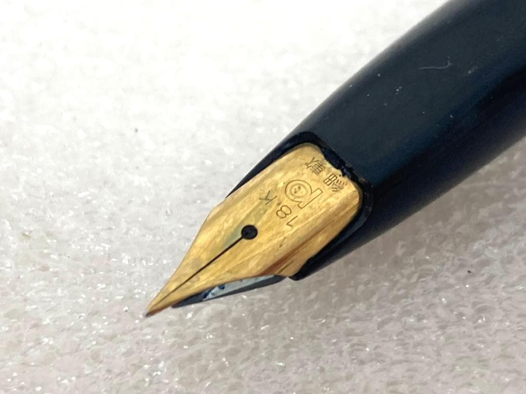 PLATINUM プラチナ 18K 万年筆 細軟