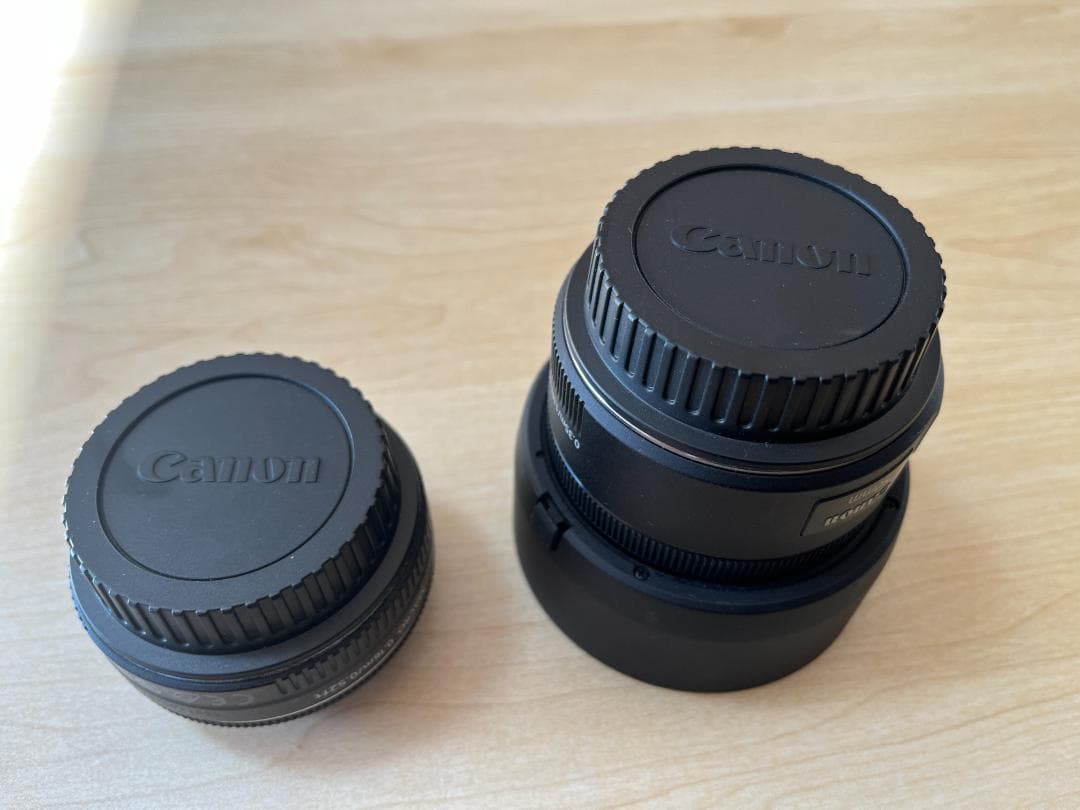 Canon 単焦点広角レンズ EF-S24mm＆標準 単焦点レンズ EF50mm