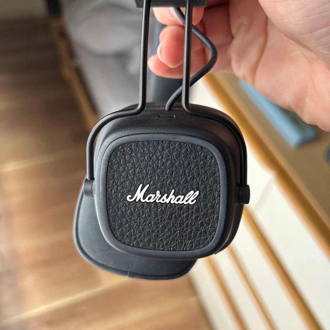 美品 Marshall MAJOR V ワイヤレスヘッドホン Bluetooth
