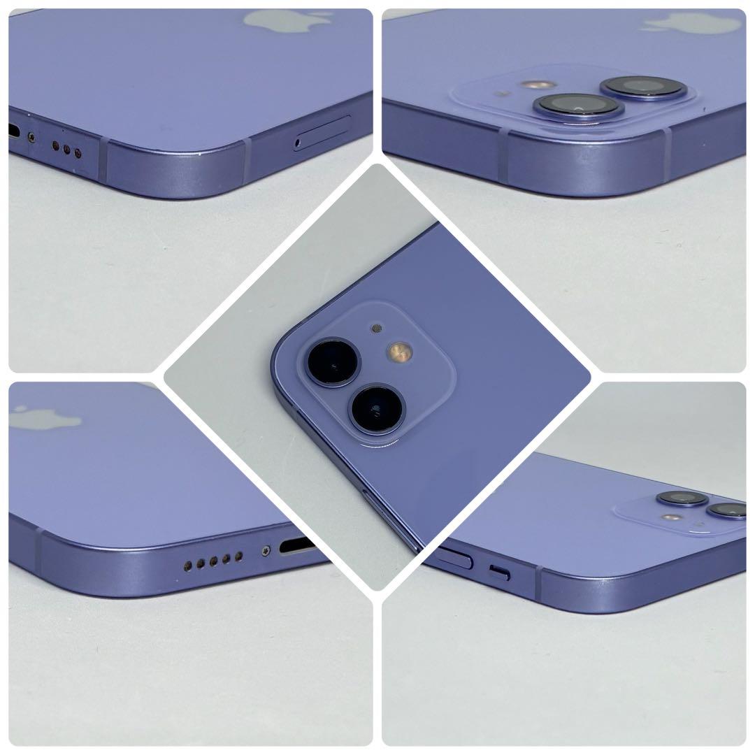 M60【電池新品　100％表示】 iPhone 12　64GB　パープル