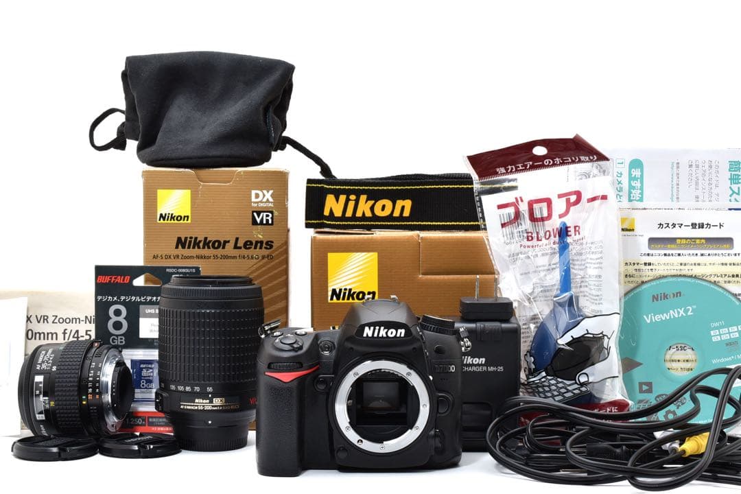 ✨ショット数7824枚❤️届いてすぐ使える❤️Nikon D7000 ダブルレンズ