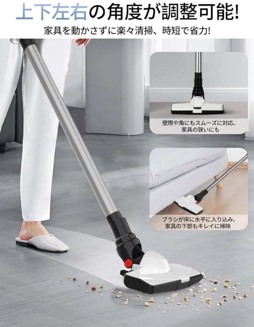 掃除機 スティッククリーナー 25kpa強力吸引 カプセル式 ハンディクリーナー