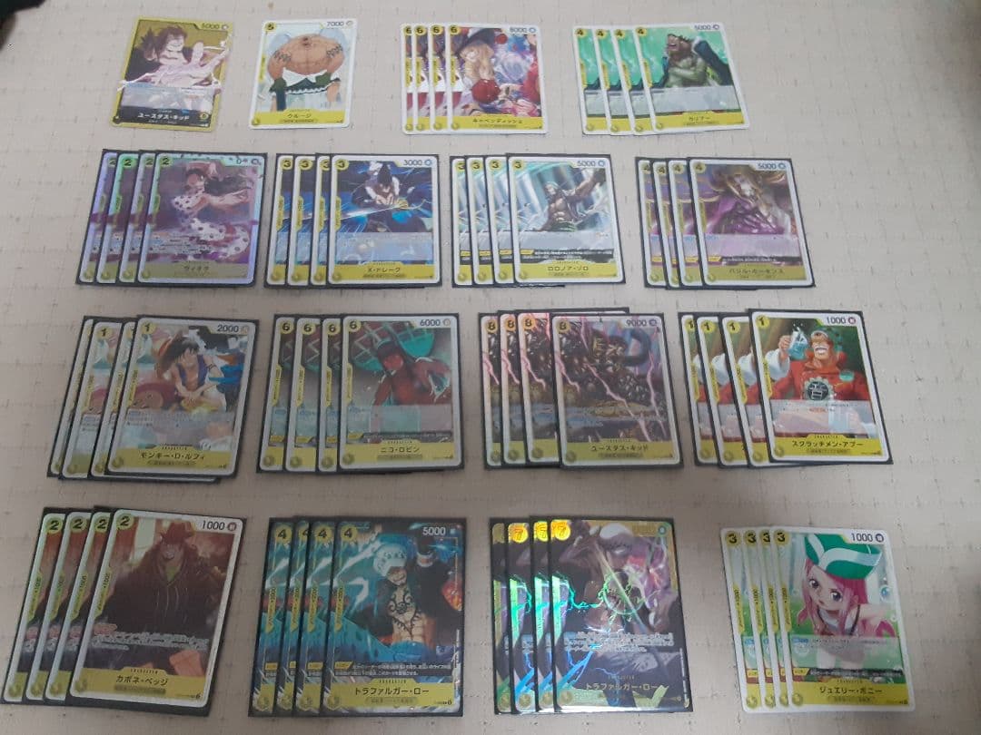 引退品 ワンピースカード 6デッキやレア以上大量