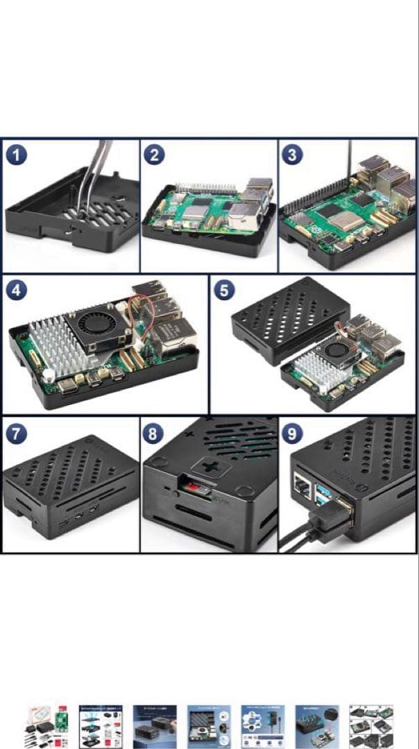 Raspberry Pi 5 8GBキット 64GBメモリカード 技適済み