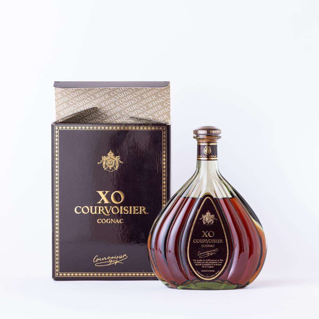 【未開栓・古酒】2本 クルボアジェXO グリーンボトル コニャック750ml