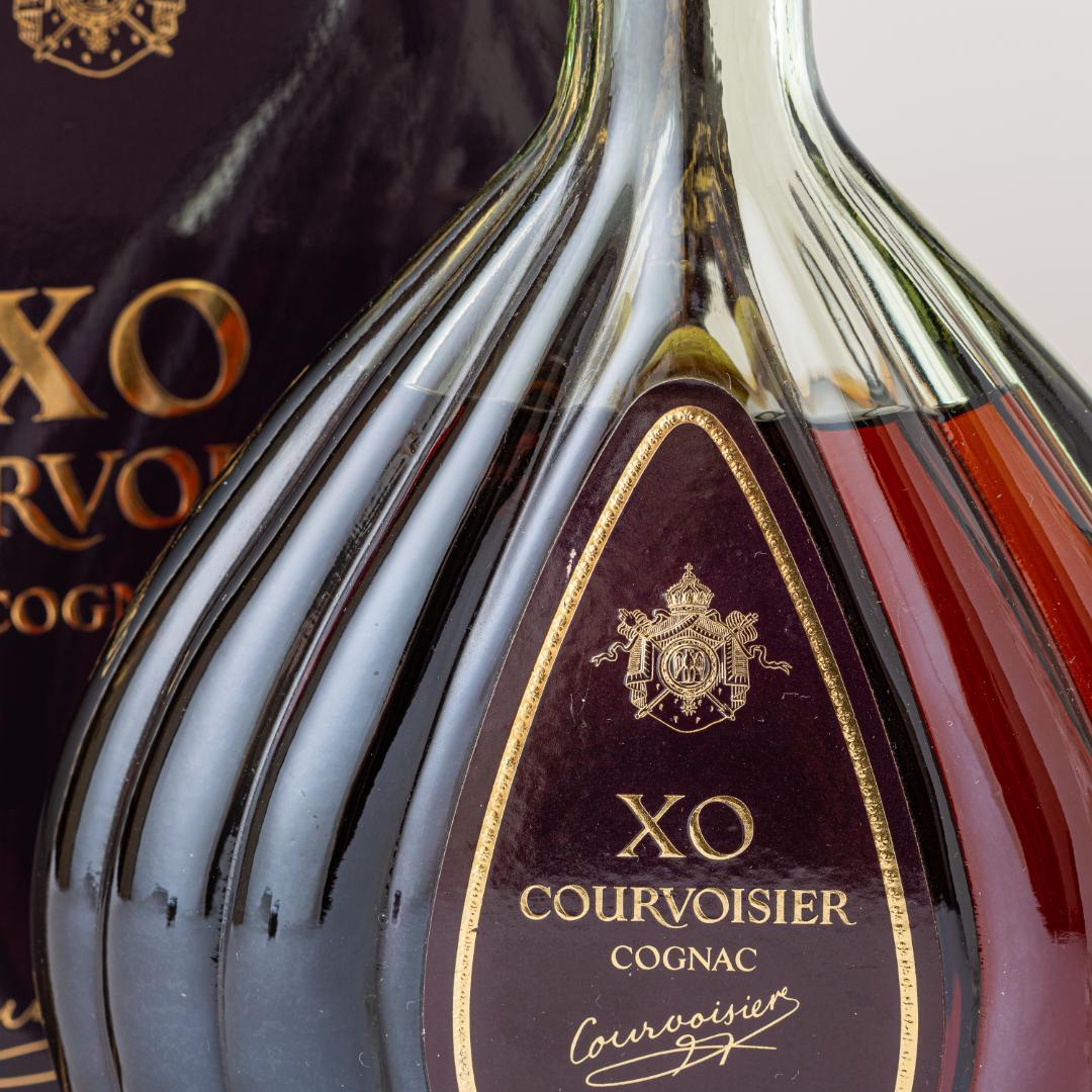 【未開栓・古酒】2本 クルボアジェXO グリーンボトル コニャック750ml