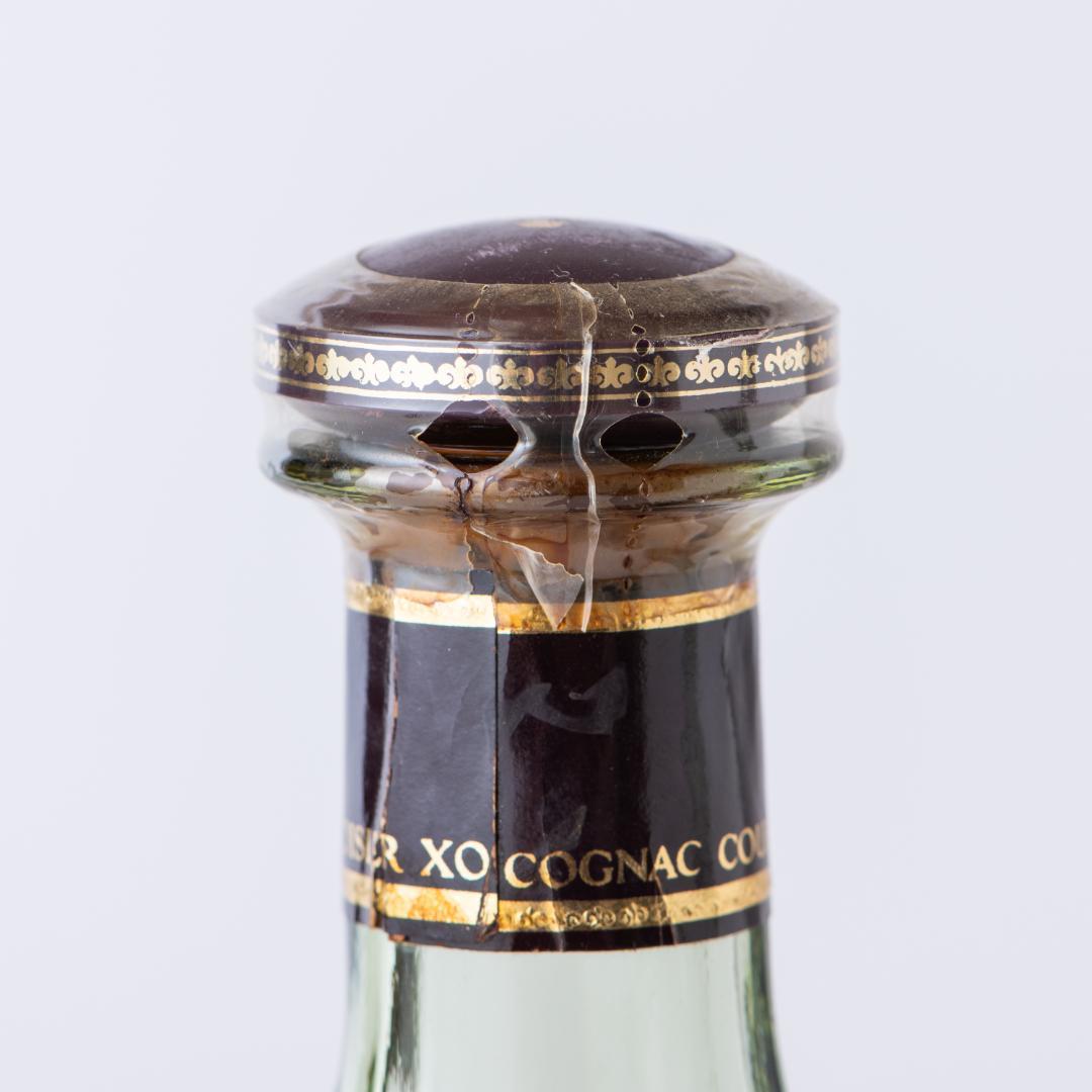 【未開栓・古酒】2本 クルボアジェXO グリーンボトル コニャック750ml