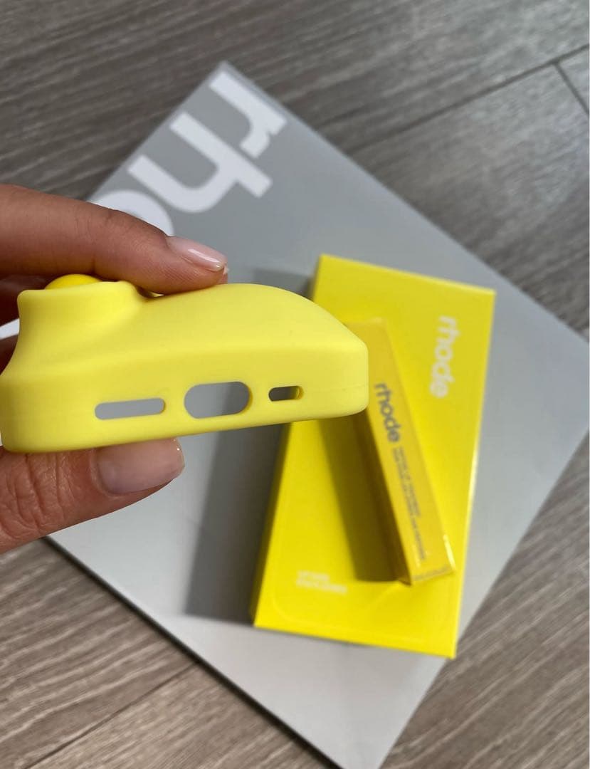 【全機種対応】rhode lemontini iPhoneケースリップ付き
