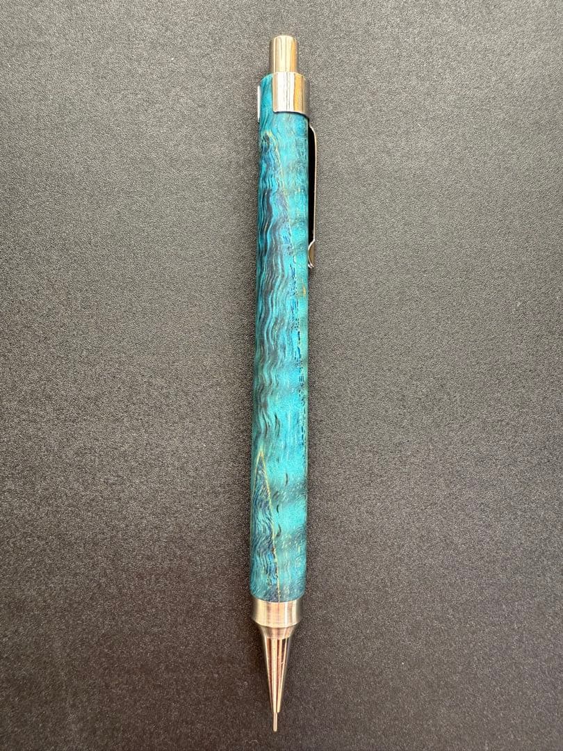 handwood タモ スタビライズドウッド木軸シャーペン0.3mm