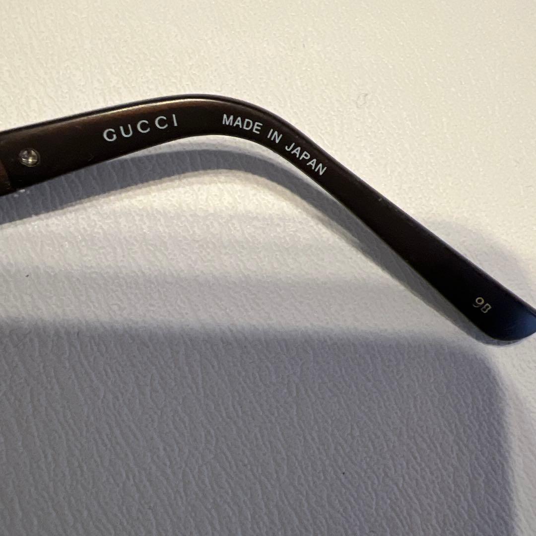 Gucci GGパターン メタルフレーム メガネ