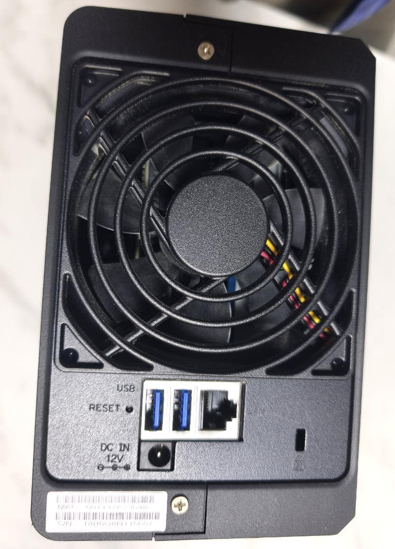 ハードディスク6TB×２付　Synology DS218play NAS 本体