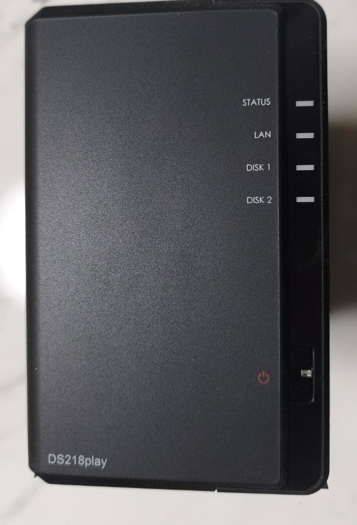 ハードディスク6TB×２付　Synology DS218play NAS 本体
