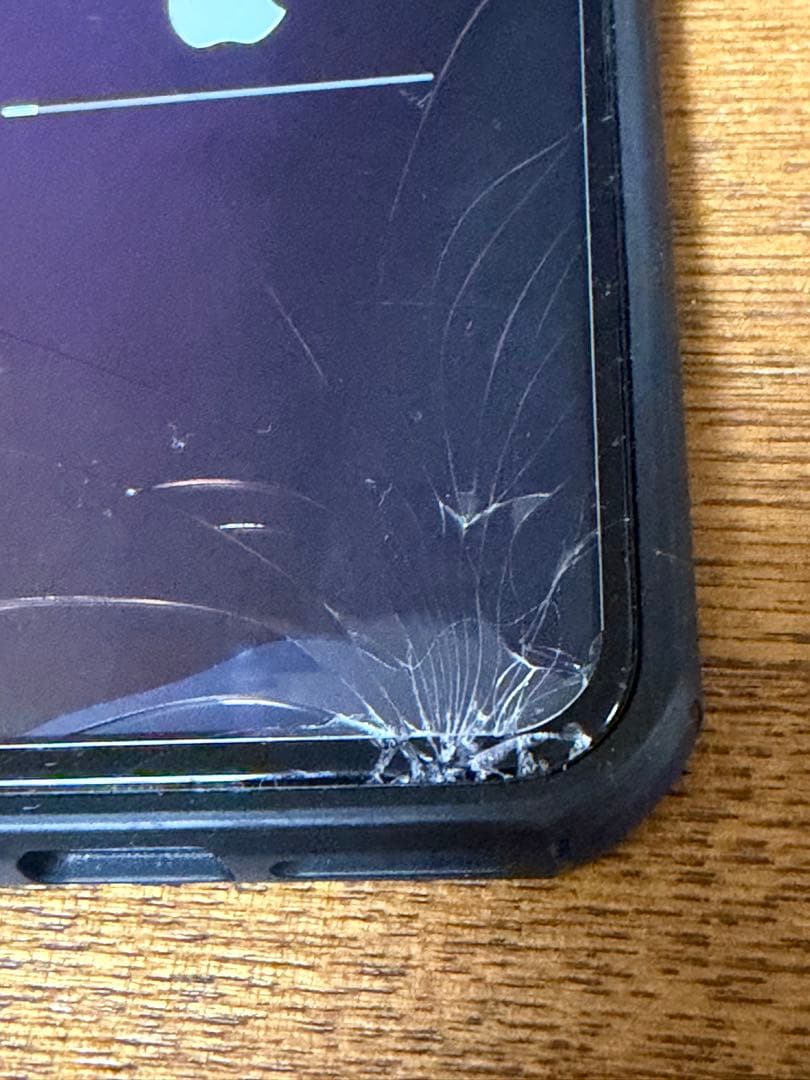iPhonexs 512GB ゴールド　画面割れ　ジャンク