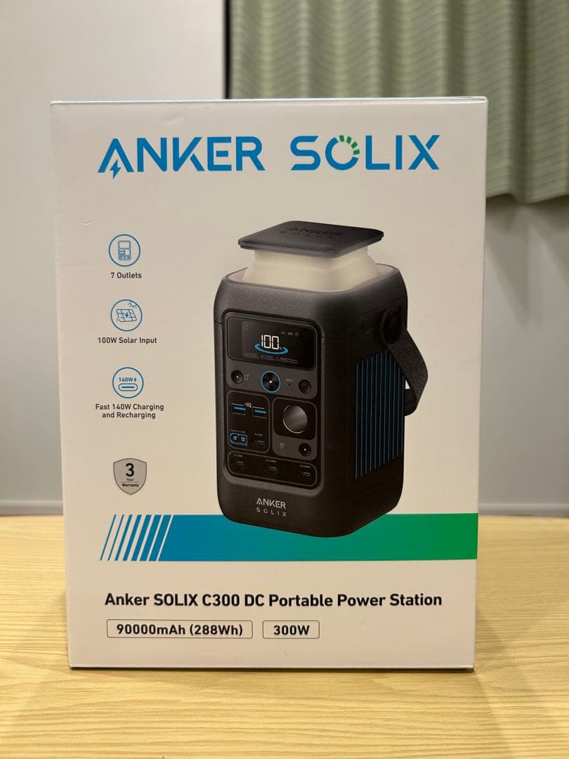 発電機・ポータブル電源 Anker Solix C300 DC PortablePowerStation