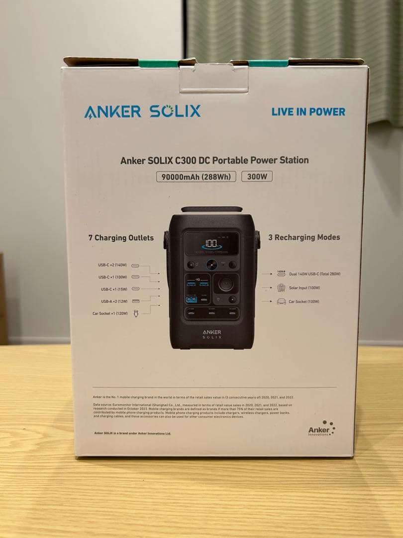 発電機・ポータブル電源 Anker Solix C300 DC PortablePowerStation