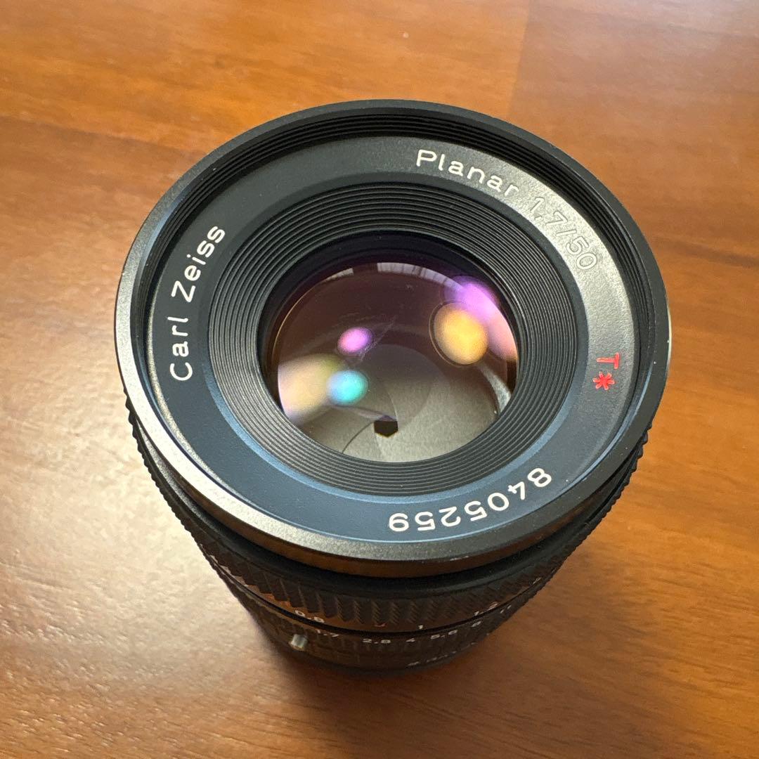 Contax Planar 50mm 1.7 MMJ + SONY αEマウント