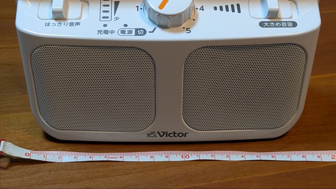 テレビ用スピーカー【みみ楽】箱、取扱説明書あり