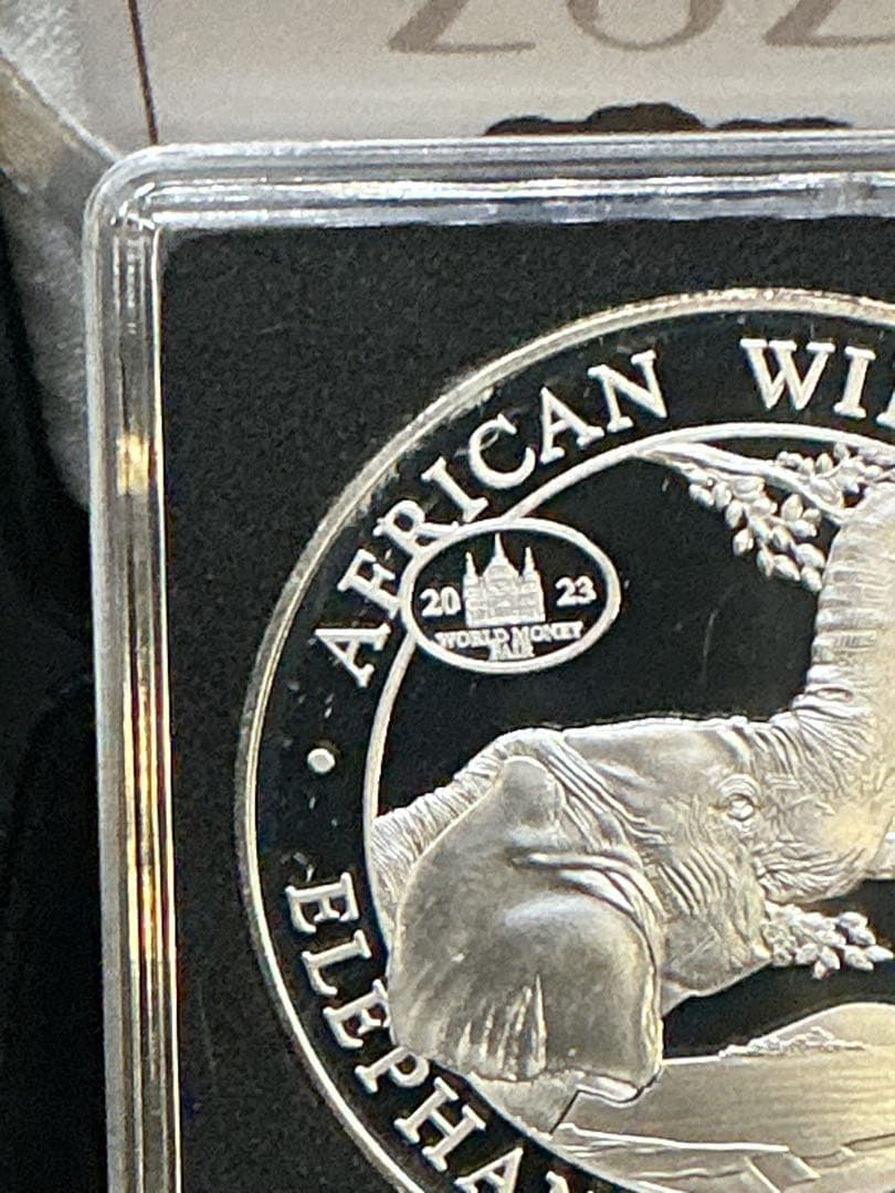 2023ソマリア「アフリカン・ワイルドライフ エレファント」1オンス純銀貨