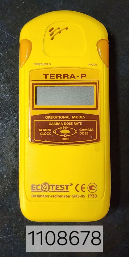 【ジャンク2台セット】ECOTEST TERRA-P ガイガーカウンター