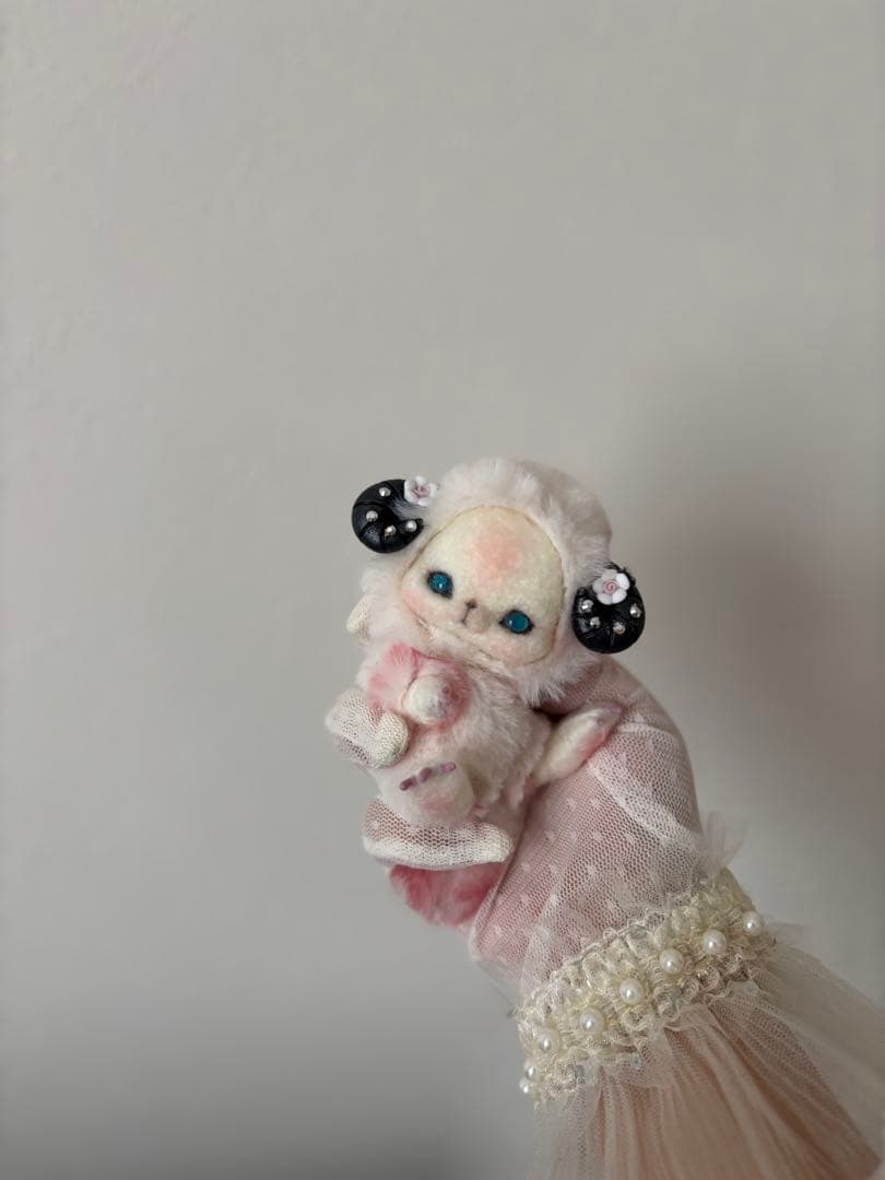 アートドール　花羊幻獣45 羊毛フェルト