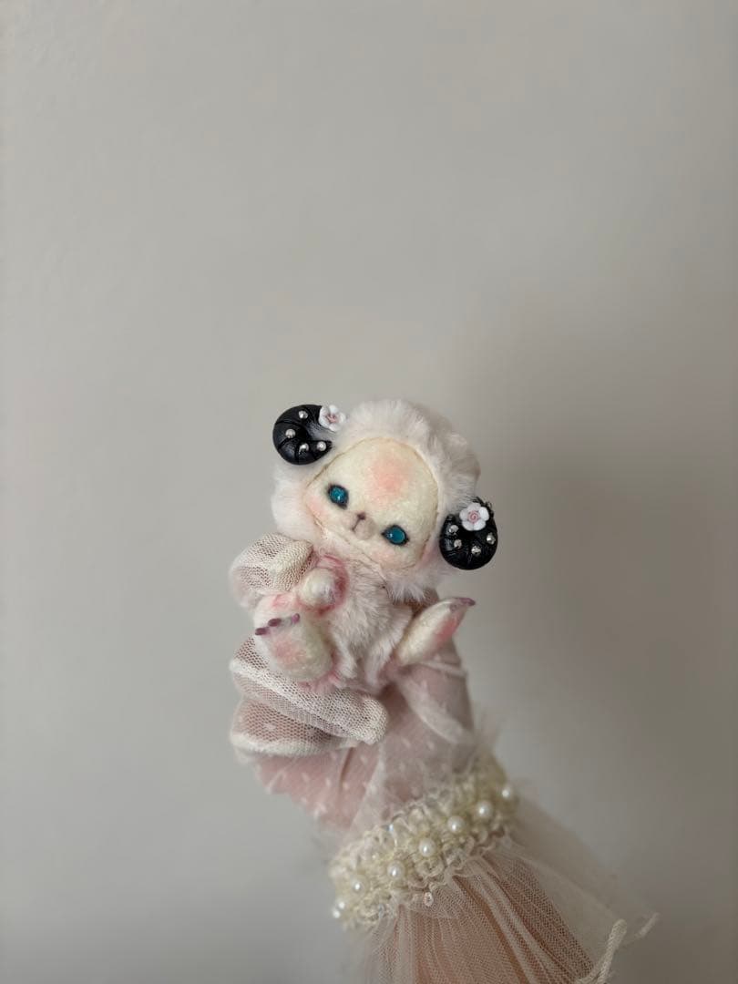 アートドール　花羊幻獣45 羊毛フェルト