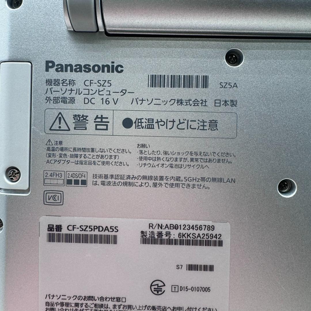 Let‘s note CF SZ5 128GB 4GB Office2024