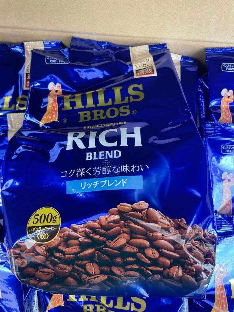 ヒルスコーヒー　リッチブレンド 500g✖️12袋 HILLS BROS