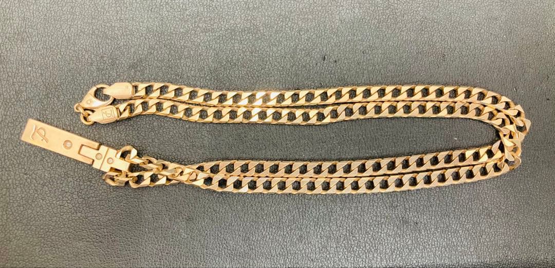 Leda SILMA レダシルマ K10 ダイヤ3P付きネックレス