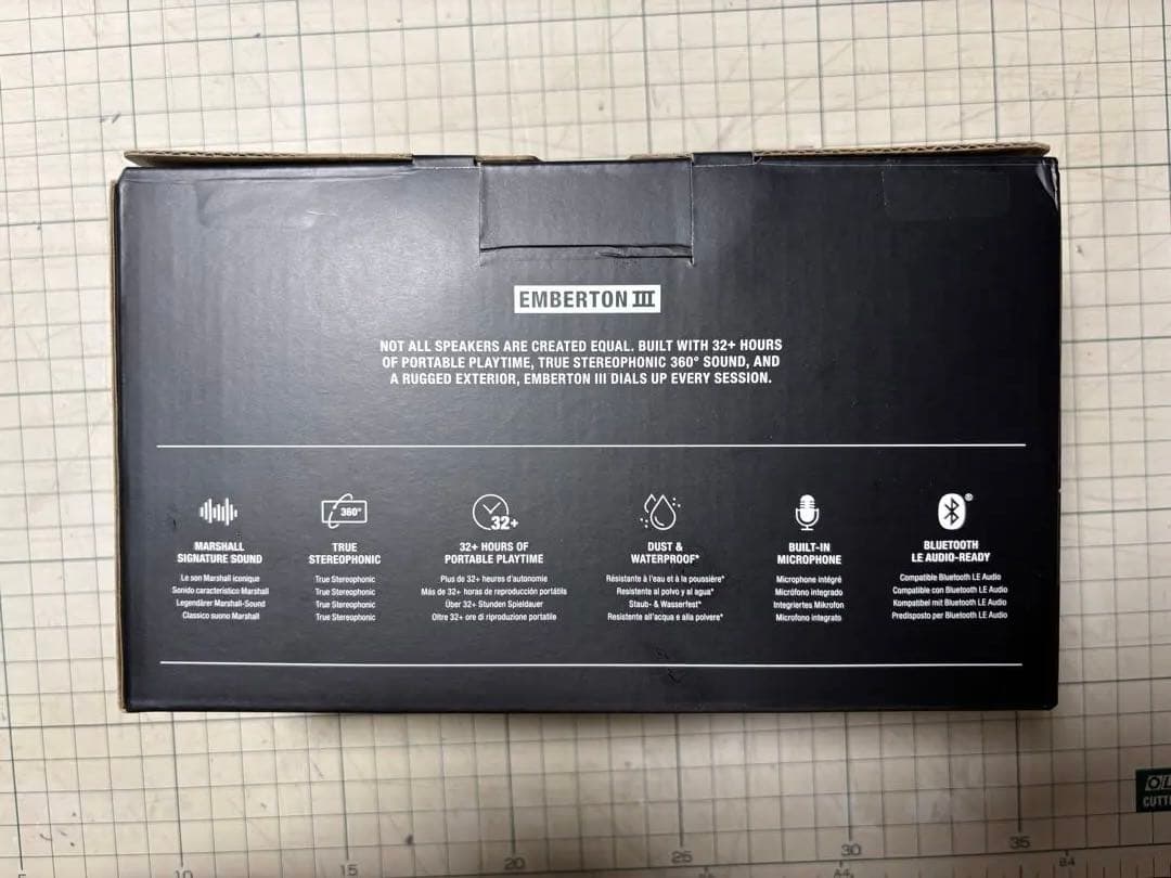 【正規品】Marshall Emberton III （外箱、充電ケーブル付き）