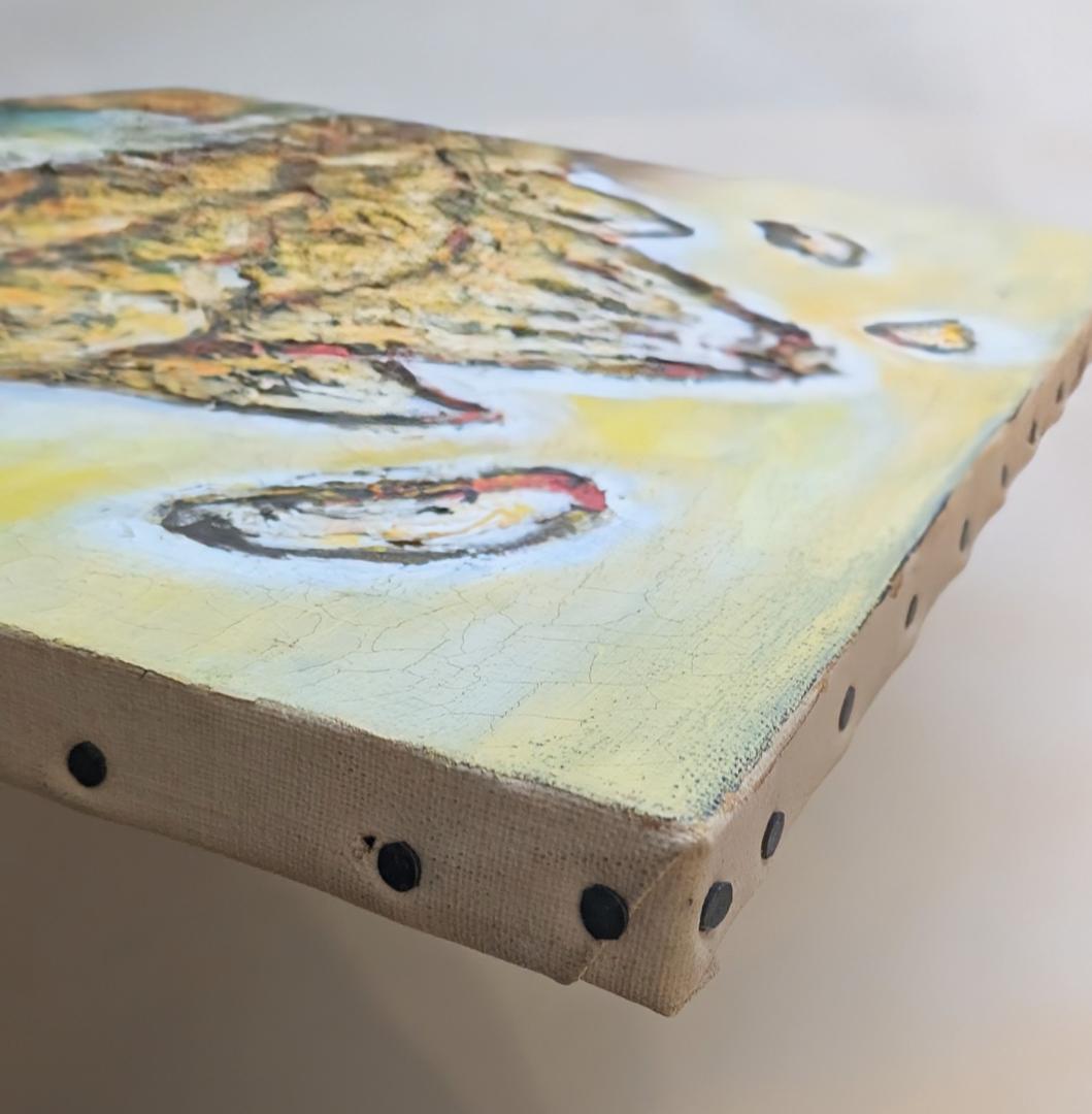 油絵「小富士風景」田中将寛作