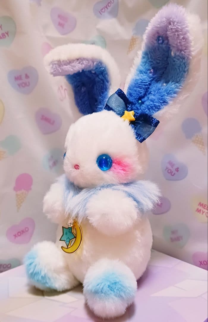【ハンドメイド】ユメミルBunny　ぬいぐるみ(オーロラ)