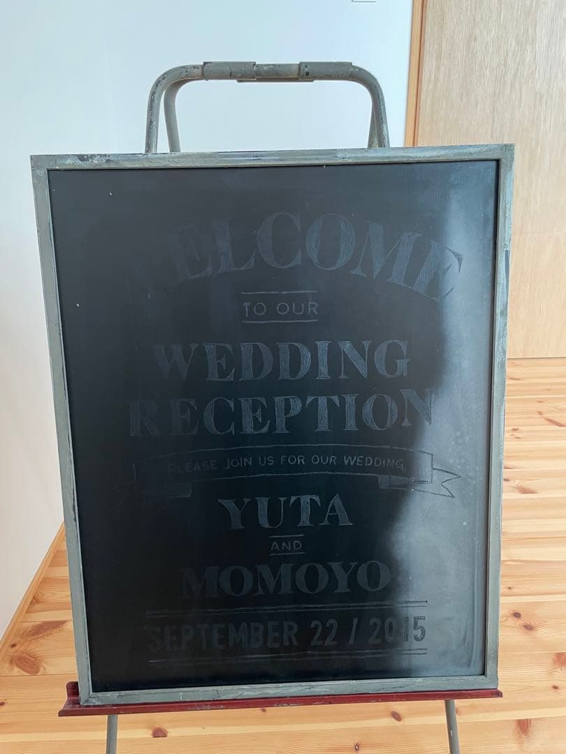 アイアンビンテージ風看板　什器　結婚式ウェルカムボード