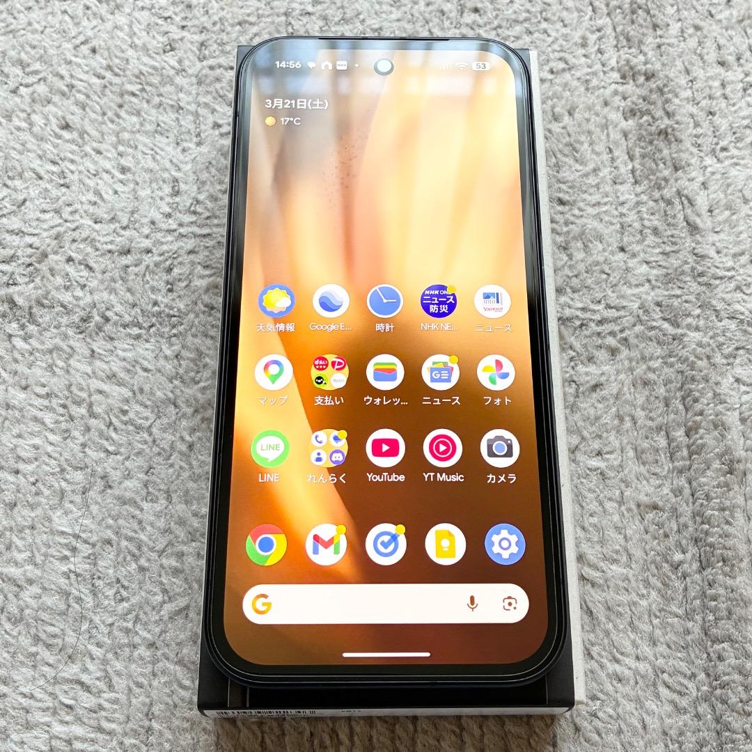 ❗️Google Pixel 9a 128GB Obsidian（ケース付き）