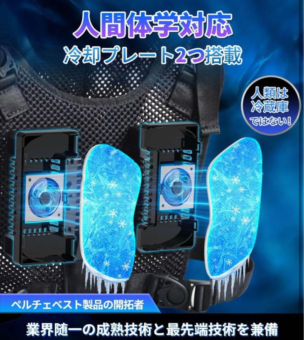 2025 ペルチェベスト 体感-30℃冷却機能付き