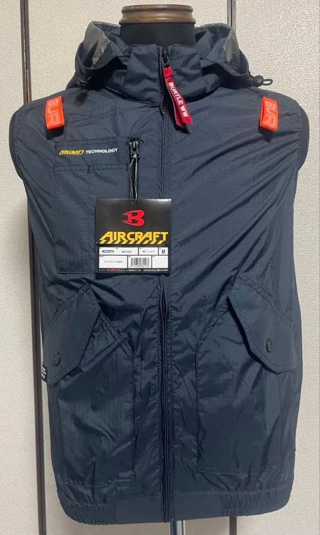 新品タグ付　BURTLE バートル　AC2074 空調服 92シールズ　サイズM
