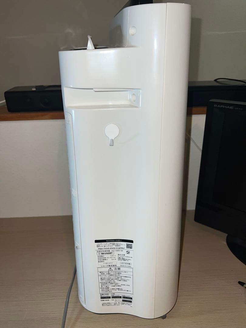 シャープSHARPの加湿空気清浄機「KC-G50-W」動作確認済み