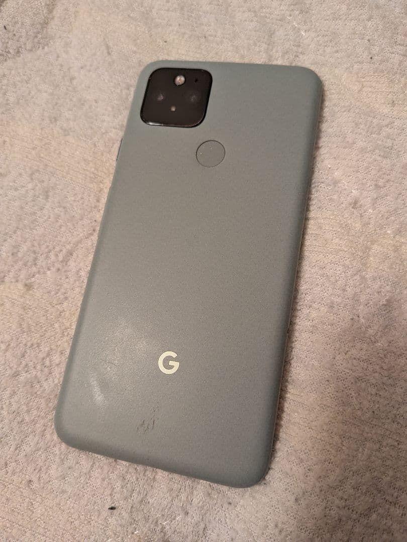 Google Pixel 5 グリーン 画面ヒビあり