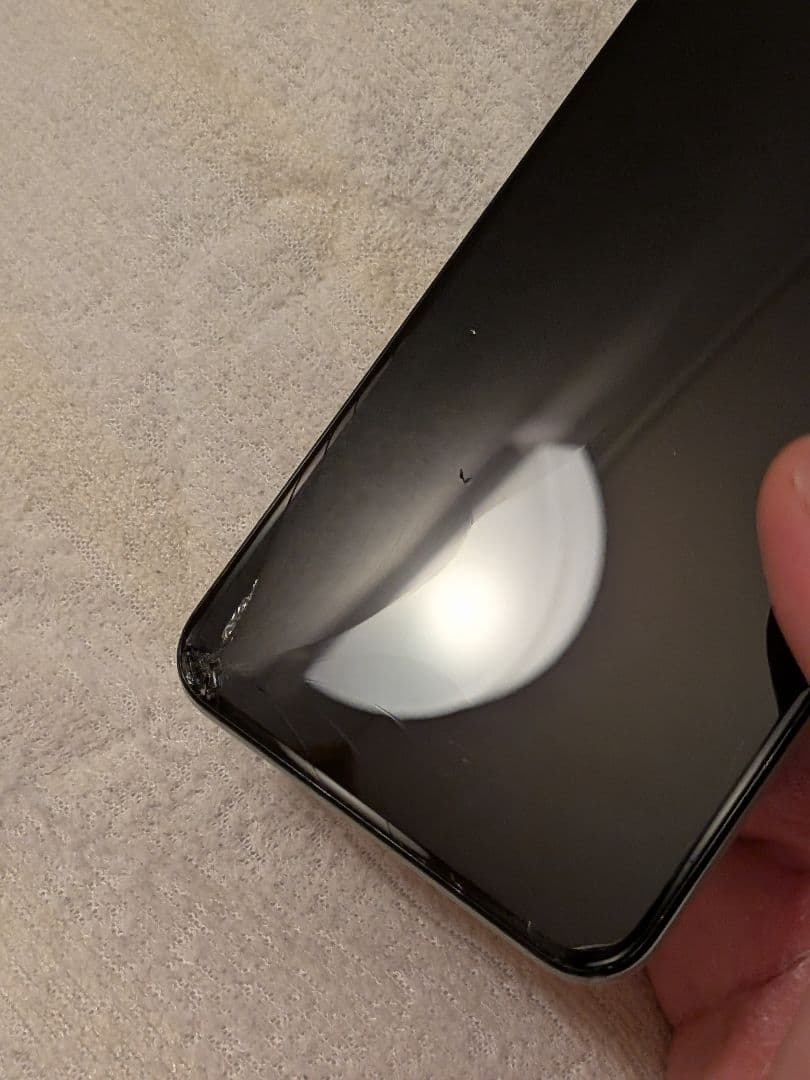 Google Pixel 5 グリーン 画面ヒビあり