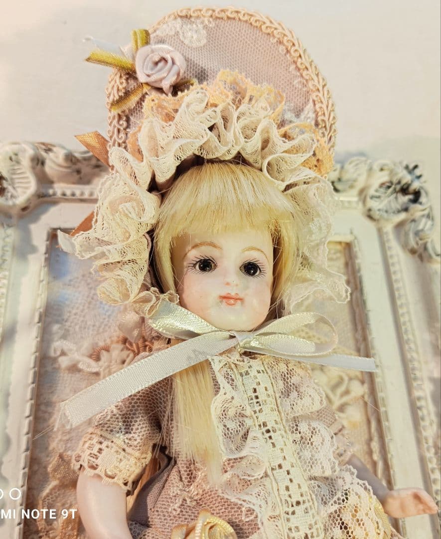 Handmade　ビスクドール　アウトフィット　ミニョネット　約18cm前後用