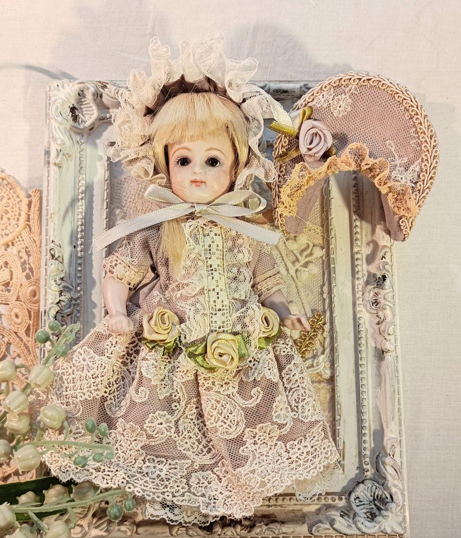 Handmade　ビスクドール　アウトフィット　ミニョネット　約18cm前後用