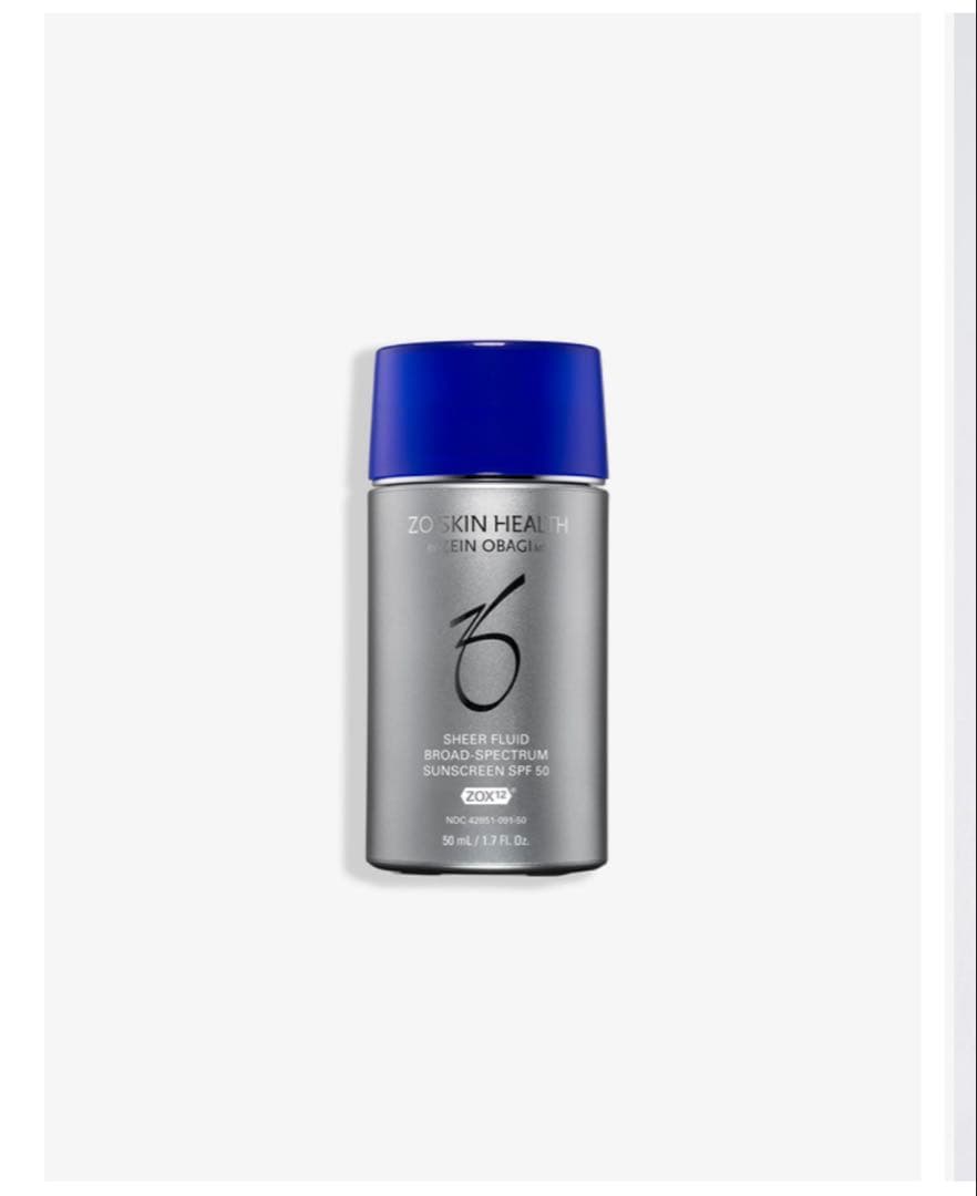 ZO SKIN HEALTH シアーフルイドサンスクリーン SPF50 50ml