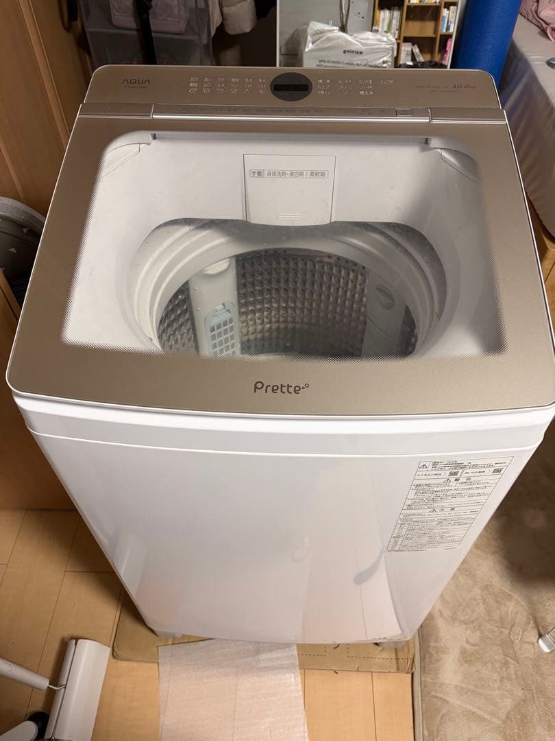AQUA Prette 縦型洗濯機 10kg 2022年製