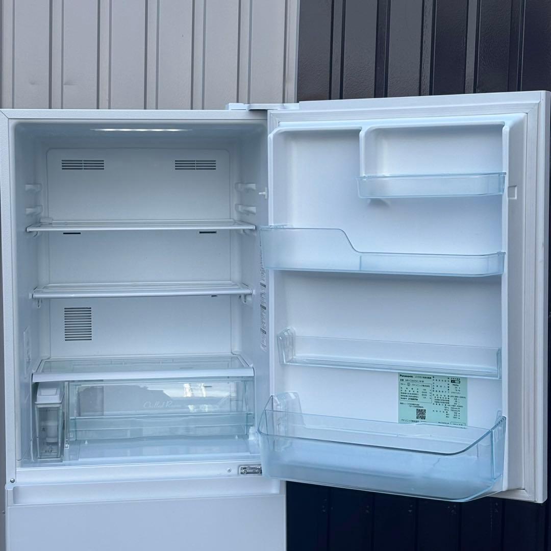 ◯地域限定無料配送！設置対応◎2021 パナ 冷蔵庫 NR-C342GC-W